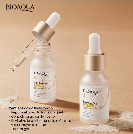 SERUM DE ARROZ BIOAQUA X3 + CAJA DE SEGURIDAD